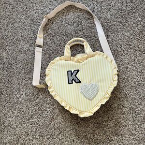 Stoney Clover heart shaped crossbody bag